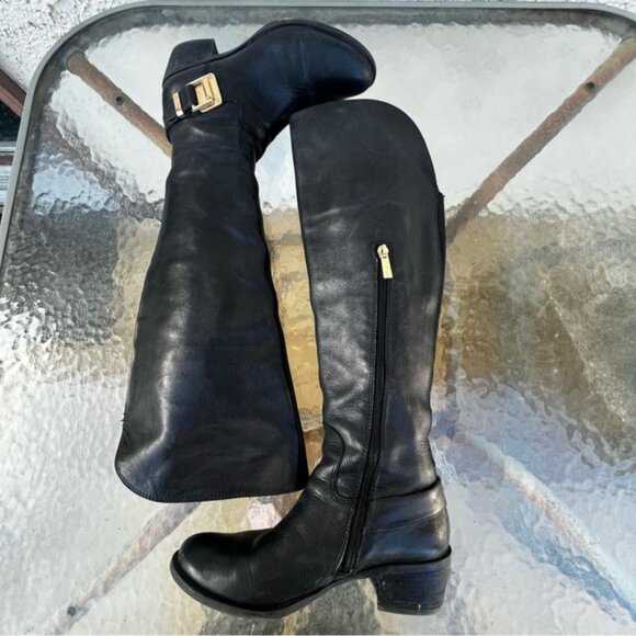 Vince Camuto VC- Beckett Knee High Leather Boots - Picture 4 of 16